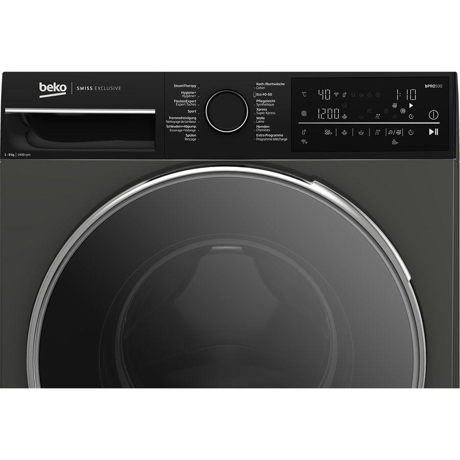 Beko lave-linge WM520, 9kg, A-10%, manhattan gray