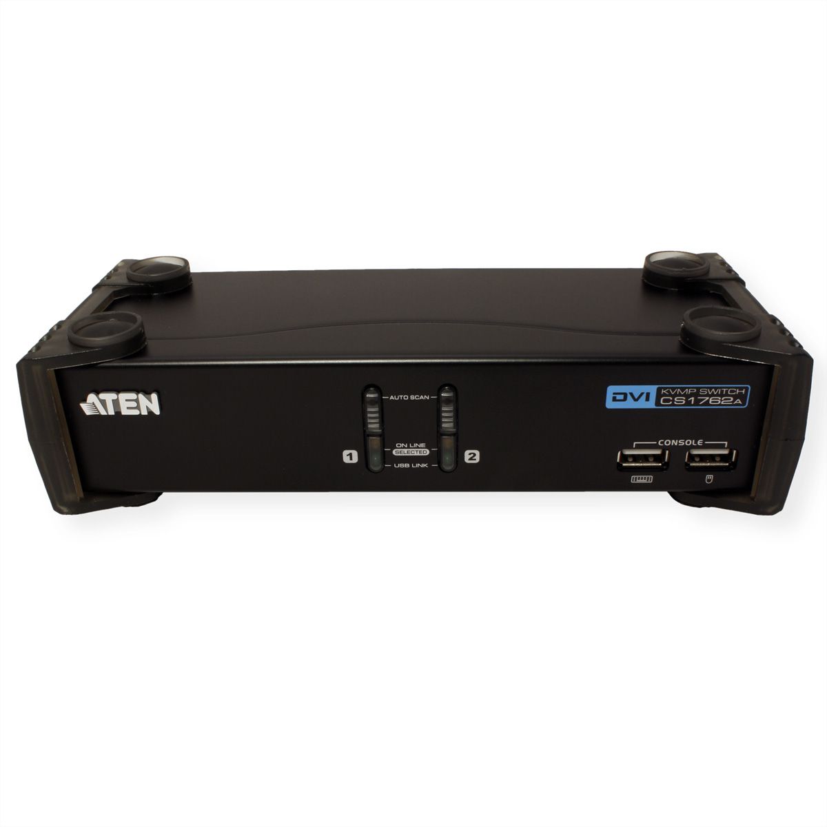 ATEN CS1762A Switch KVM DVI, USB, Audio, Hub USB, 2 ports