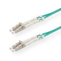 VALUE LWL-Kabel 50/125µm OM3, LC/LC, LSOH, türkis, 15 m