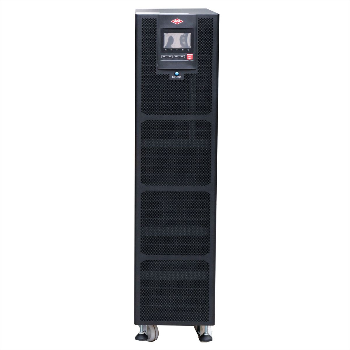 AEC IST7 40kVA - Online Tower USV –  144x 9Ah Batterien – 6 Min. Autonomie bei 100% Last, mit internen Batterien – 72x 9Ah LL & externer Batterieschrank BB4 mit 72x 9Ah LL