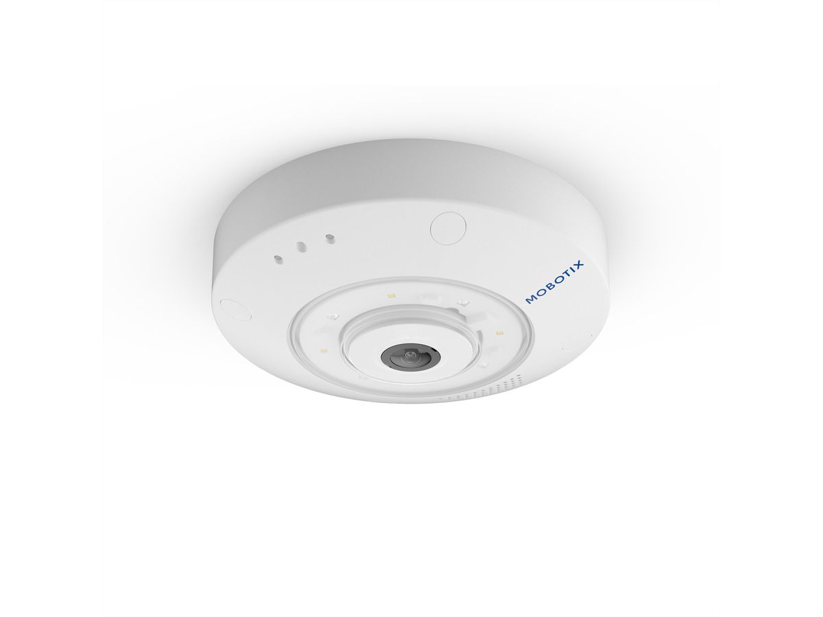 Mobotix Q71B Fisheye Kamera 12 MP, 180°/360°, Weisslicht & IR-LED bis 15m