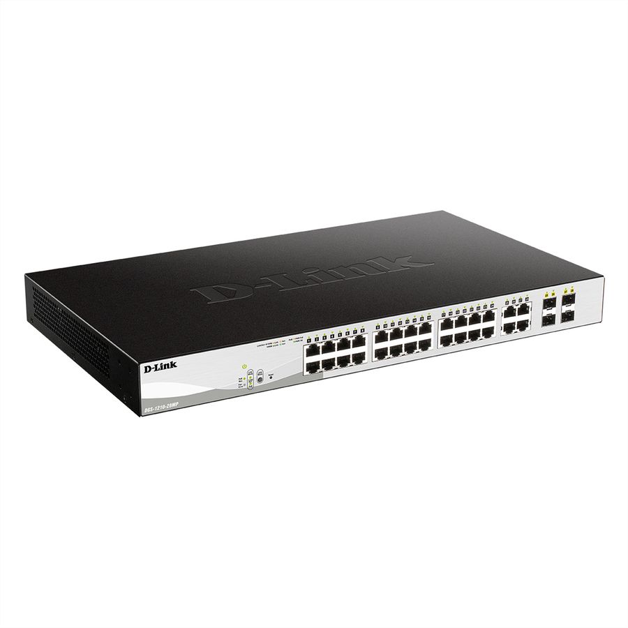 D-Link DGS-1210-28MP Switch 28 ports Layer2 PoE+ Gigabit Smart Managed