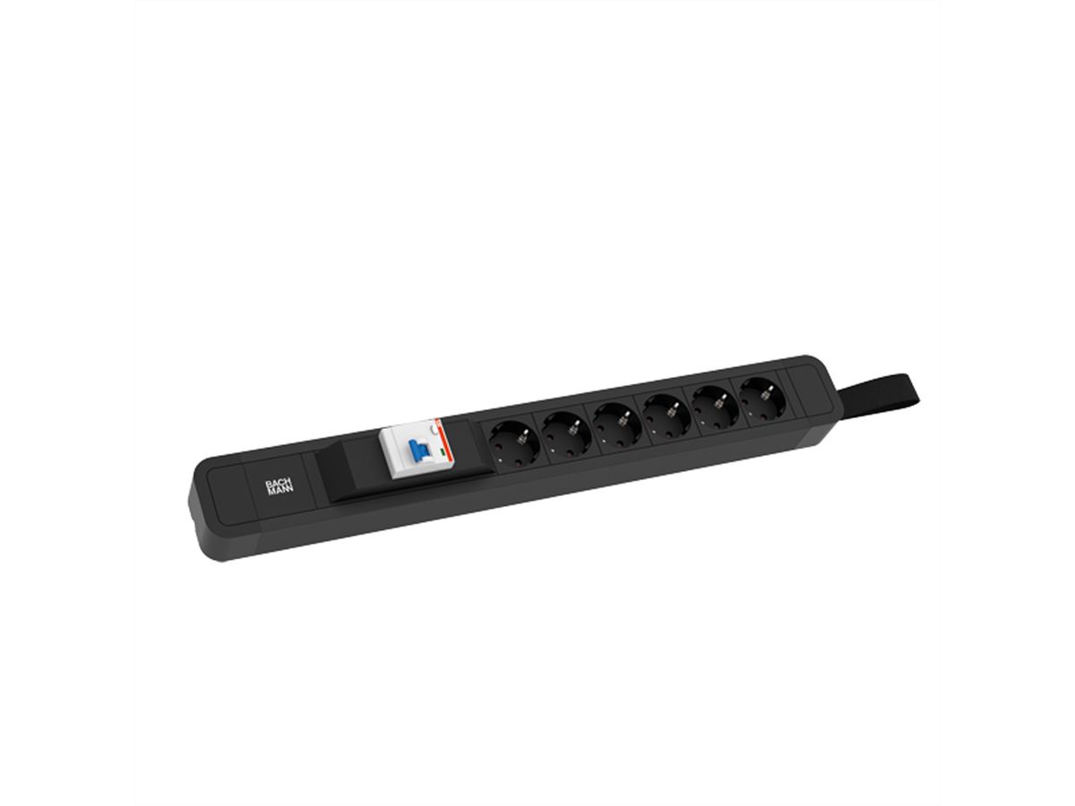 BACHMANN PRIMO 2 6xCEE7/3 1xFI avec boucle 2,0m CEE7/7