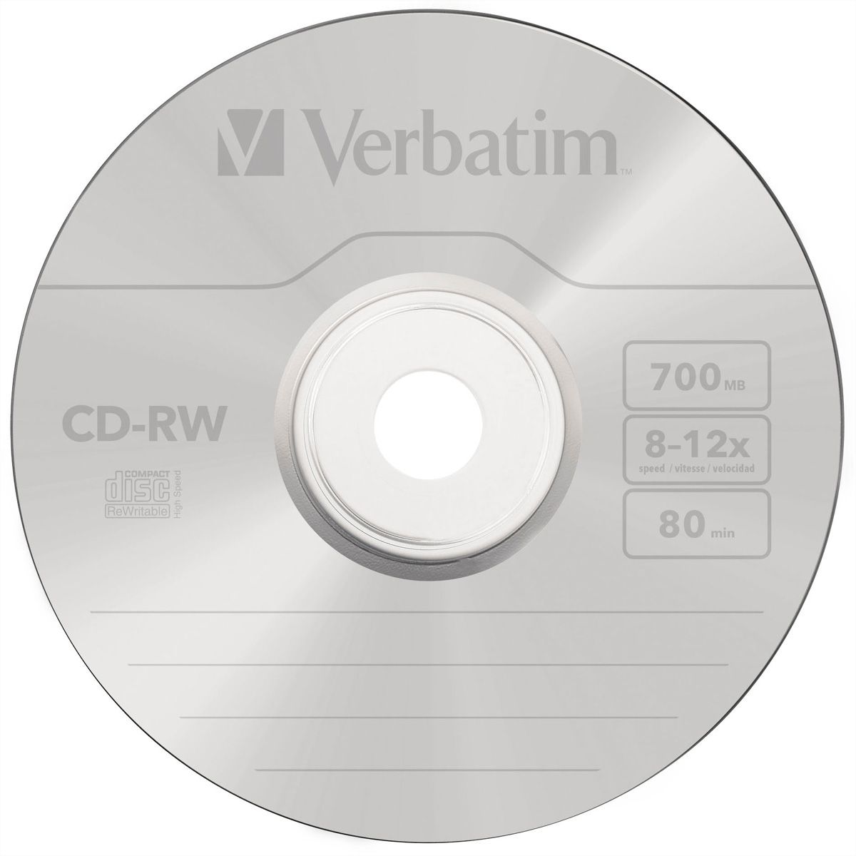 Verbatim CD-RW Jewel 700MB 12x 10 Pack