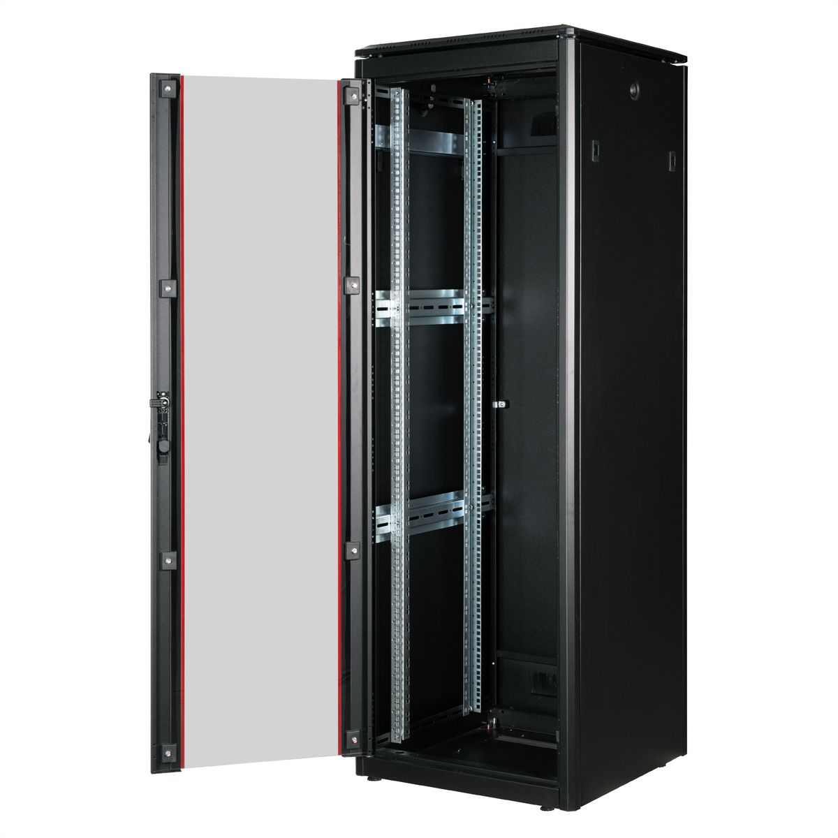 ROLINE 19-Zoll Netzwerkschrank Pro 36 HE, 600x800 BxT Glastür schwarz