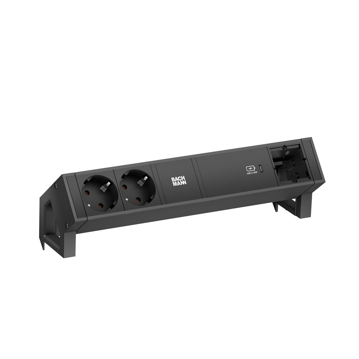 BACHMANN DESK2 2x contact de protection USB C