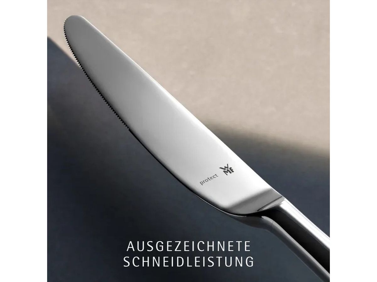 WMF Flame Plus Besteck-Set, 30-teilig, Cromargan protect®, poliert, Silber, Edelstahl