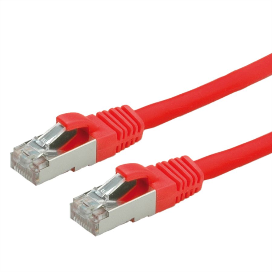 Cordon VALUE Cat.6 (Classe E) S/FTP LSOH, rouge, 2 m