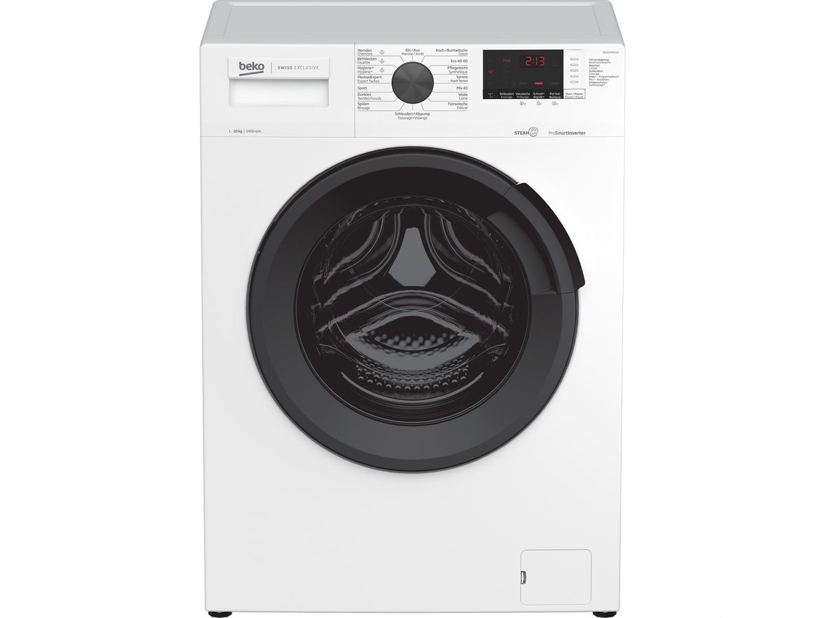 Beko Waschmaschine 50101434CH1, 10kg, Aquasafe, Hygiene+, Steam