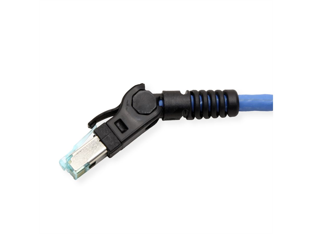 EasyLan VarioBoot Patchkabel Cat.6A, S/FTP, blau, 2 m