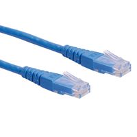 Cordon ROLINE Cat.6 (Classe E) UTP, bleu, 0,3 m