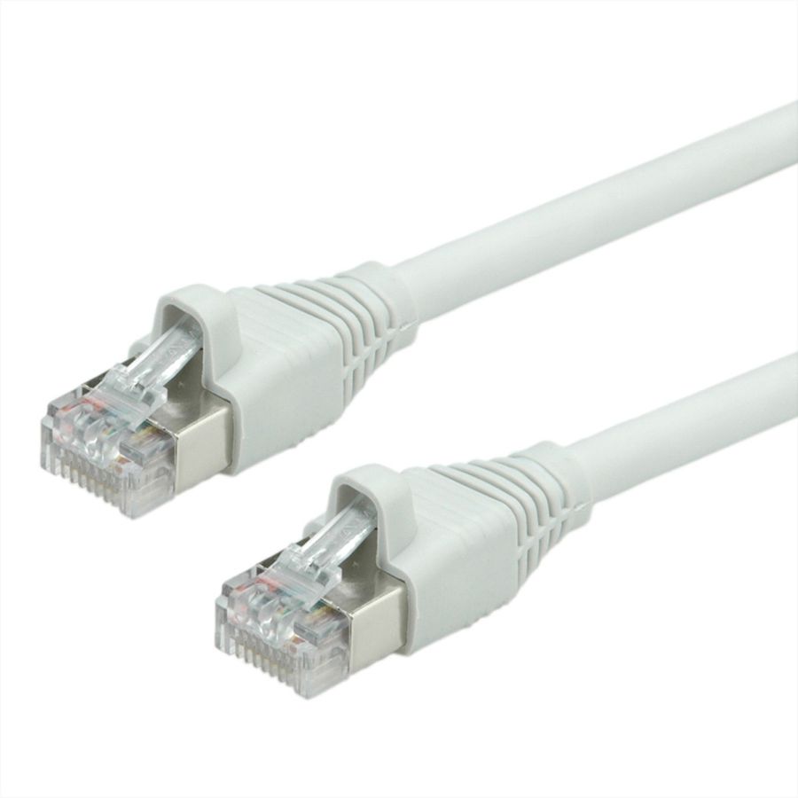 DÄTWYLER Patchkabel Cat.6 (Class E) S/FTP, CU 7702 flex LSOH, AMP, grau, 50 m