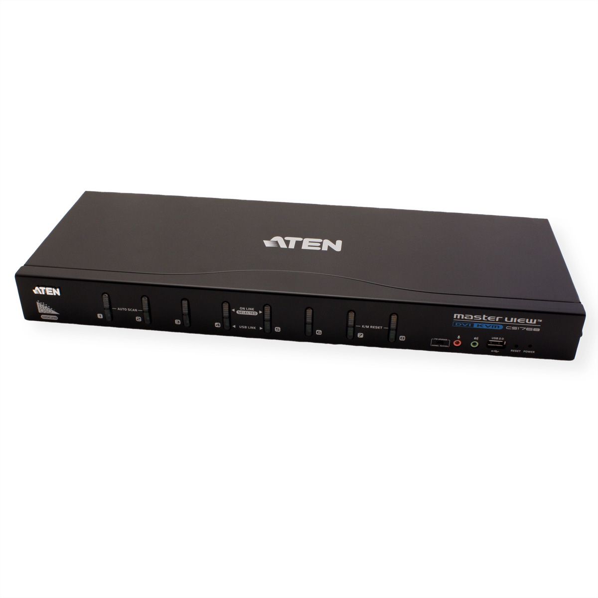 ATEN CS1768 Switch KVM DVI, USB, Audio, 8 ports