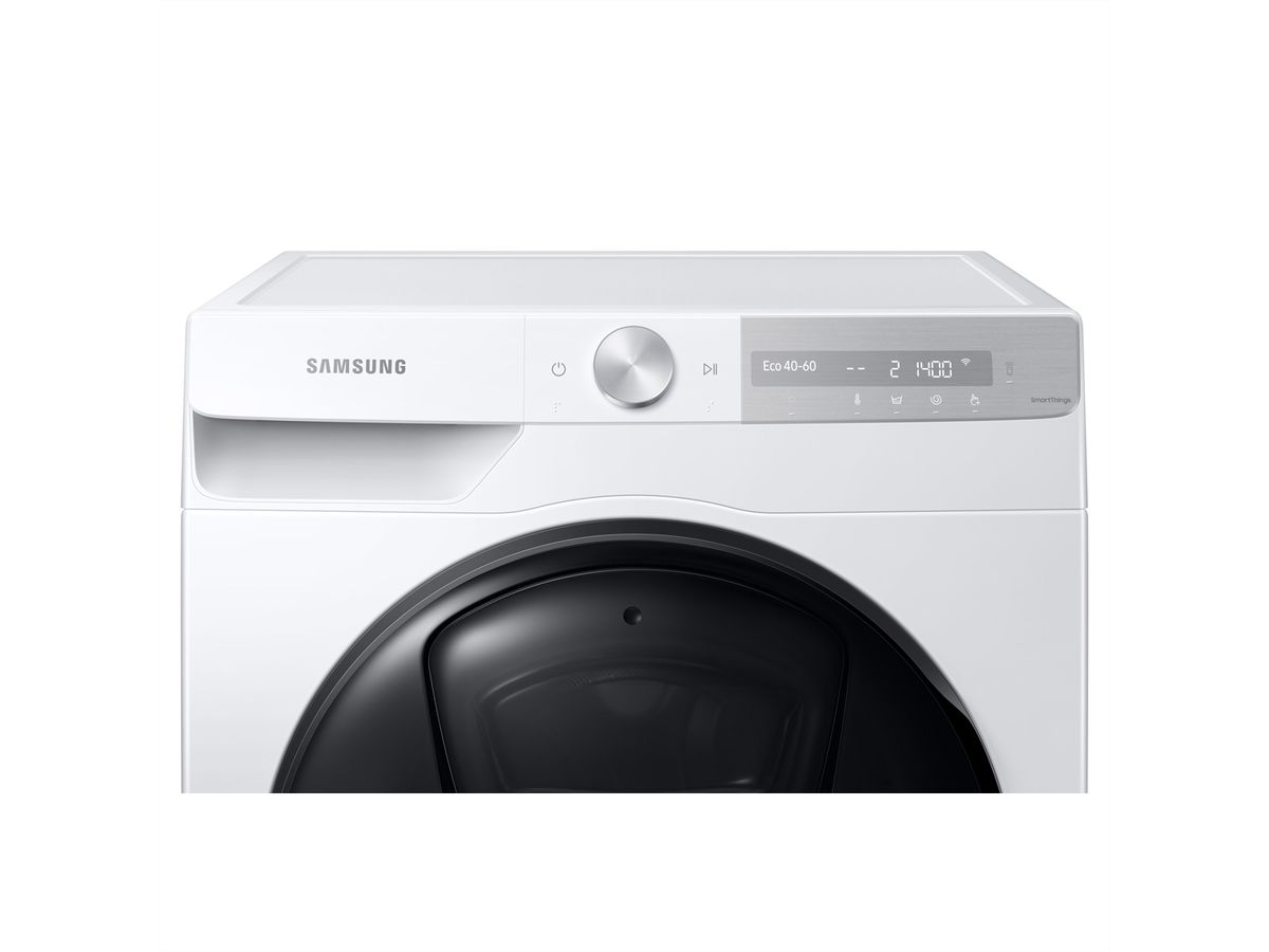 Samsung Waschtrockner WD7500, 8kg + 5kg, WD80T754ABH/S5, Tint Door (Black Deco)