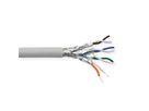 VALUE S/FTP-(PiMF-)Kabel, Cat.8 (Class I), Massivdraht, AWG22, LSOH, grau, 100 m