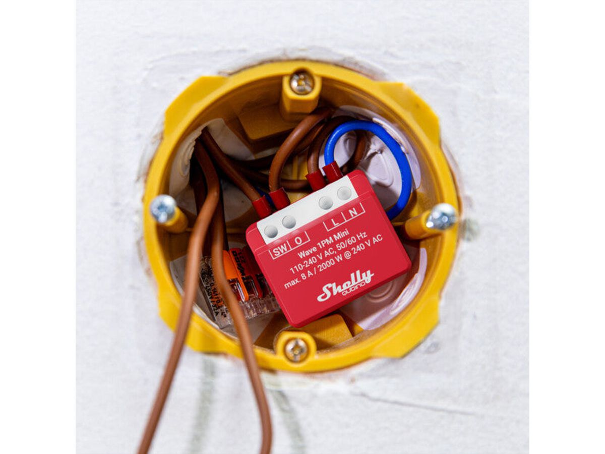 Shelly Schaltaktor Qubino Wave 1PM Mini