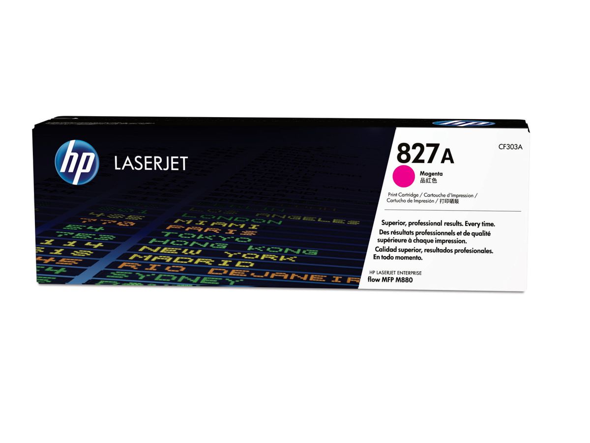 HP 827A toner LaserJet magenta authentique