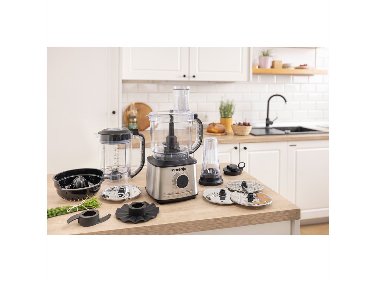 Robot de cuisine compact Gorenje SBR1500E Food Processor, 1500 W