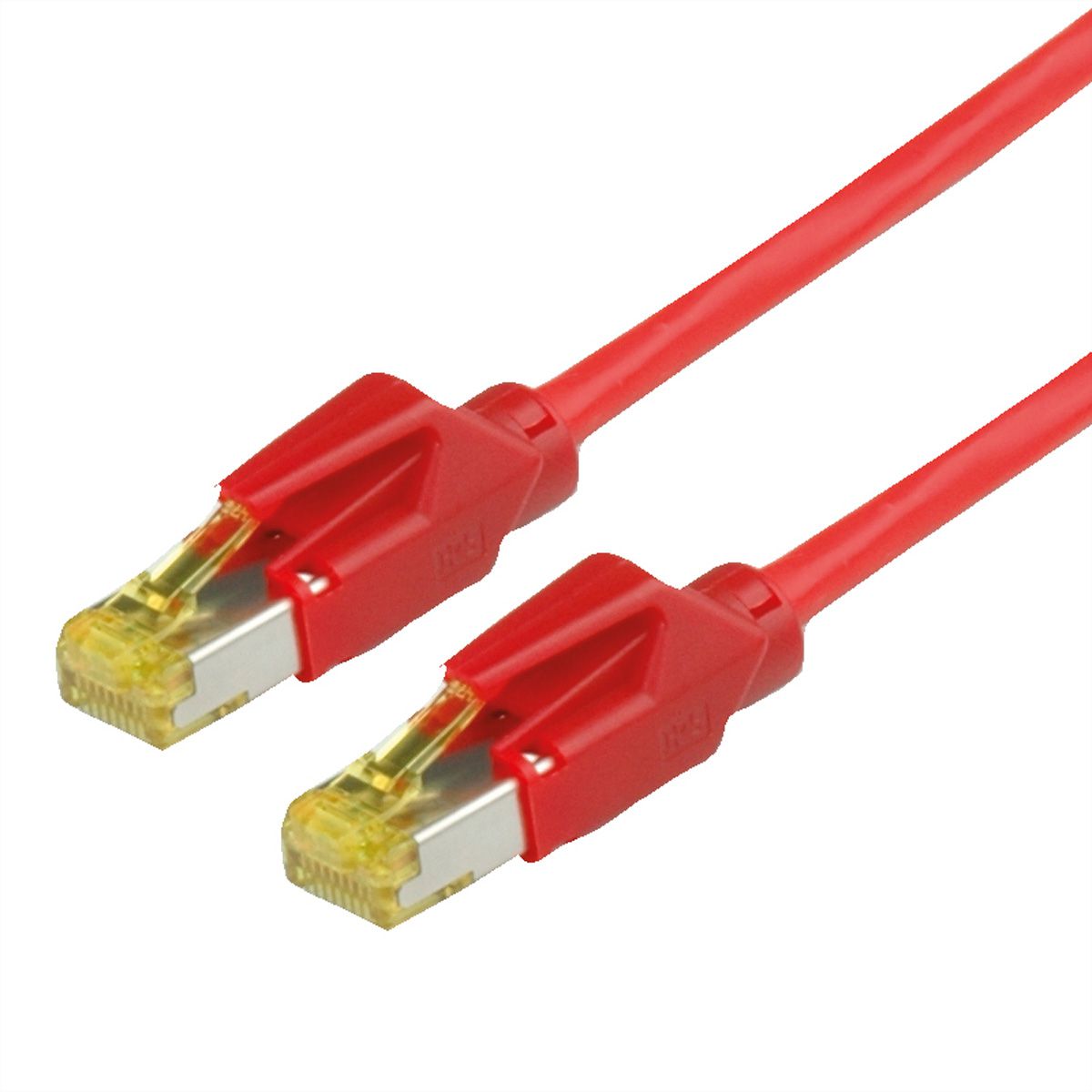 Cordon DRAKA Cat.6A (Classe EA) UC900 / HIROSE TM31, rouge, 5 m