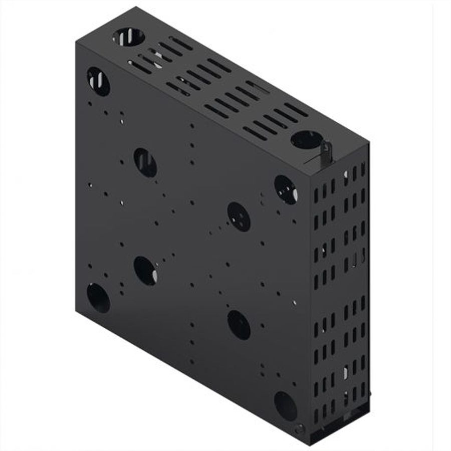 Hagor HP PC BoxBoîte optionnelle pour mini PC -verrouillable               , Adaptation pour barre de son