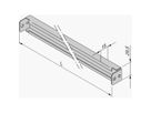 SCHROFF C-Profil für die Schrankbreite - C-PROFILSCHIENE 600 LG. (2X)