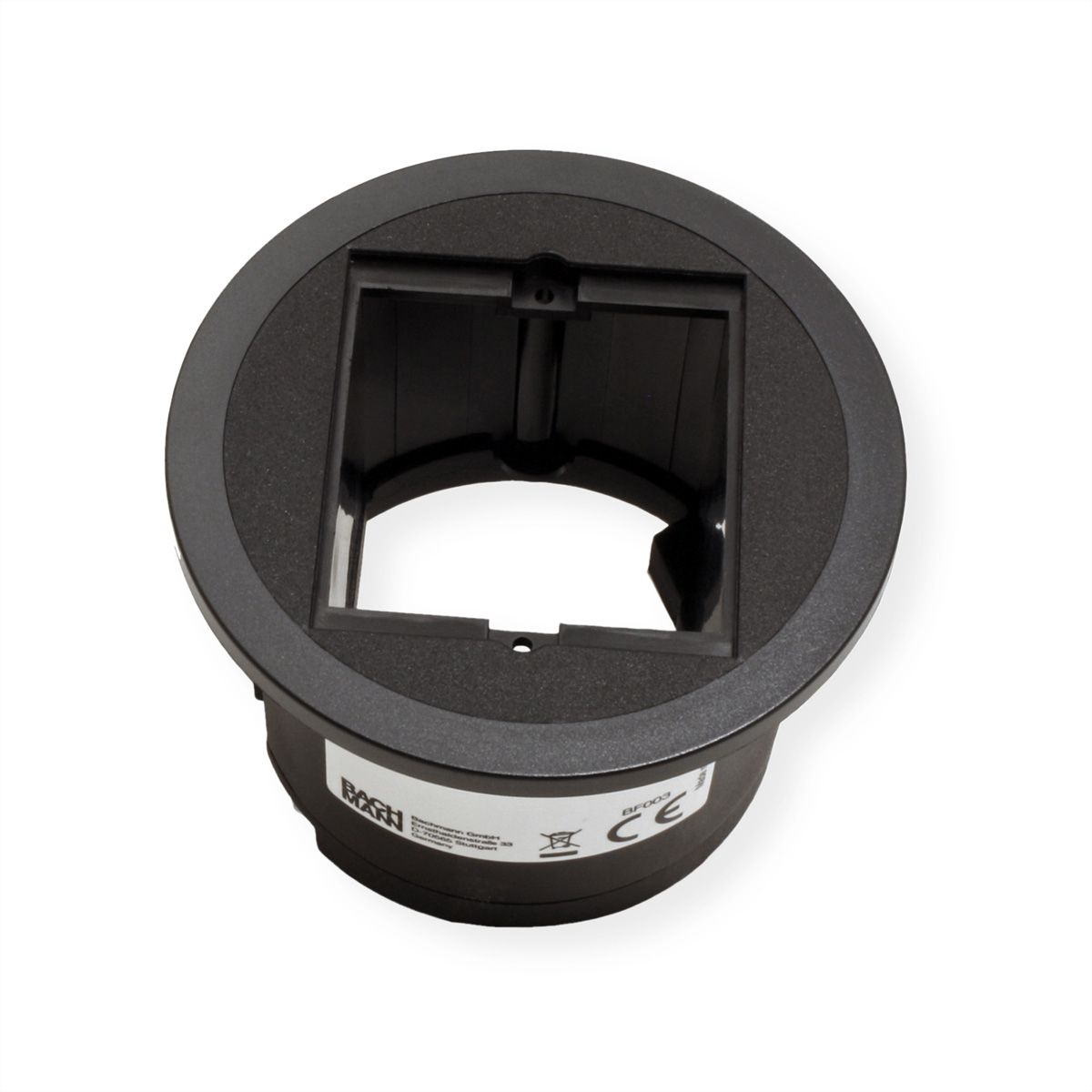 BACHMANN PIX 1x ABD avec anneaux décoratifs en blanc et noir, Chargeur USB 22W Charger, GST18