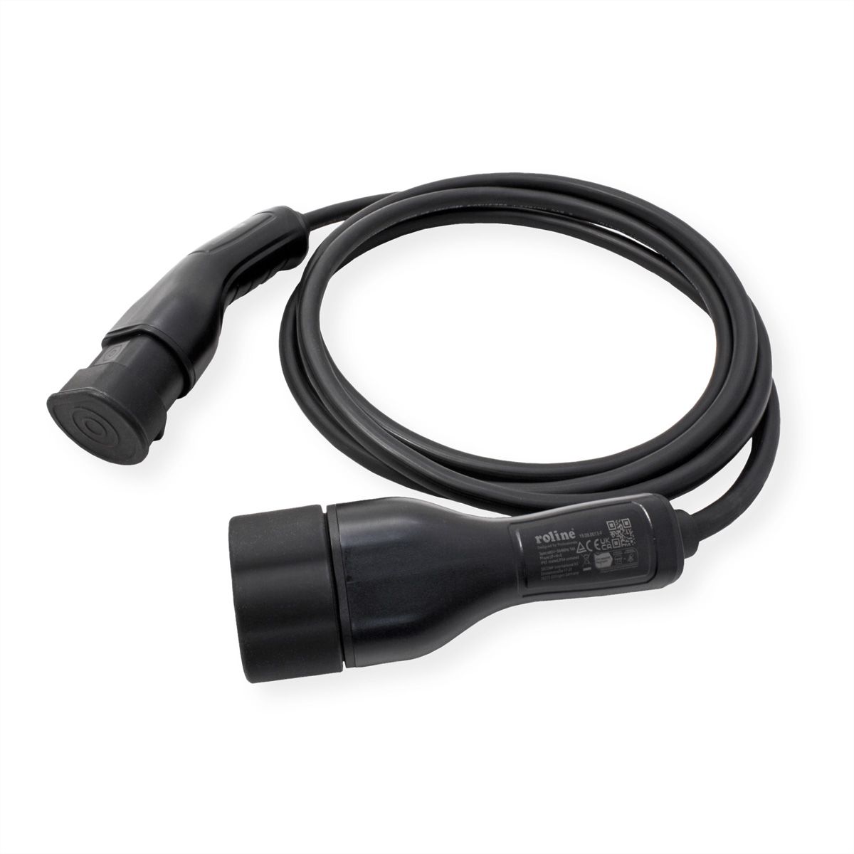 ROLINE E-Auto Ladekabel Typ2, 3-phasig, 480VAC (3P+N+E), 16 A, 11 kW, 5 m