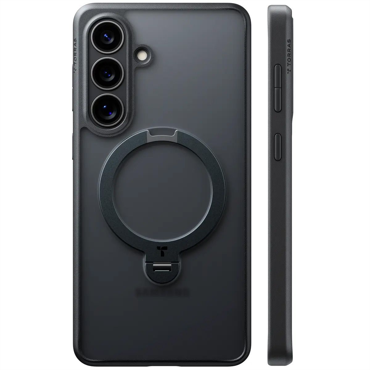 Torras Ostand 360° Spin Case, Galaxy S26, noir