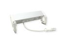 BACHMANN DESK2 ALU WHITE 2xUTE 1xUSB A/C 22W 1xSchalter 0,2m