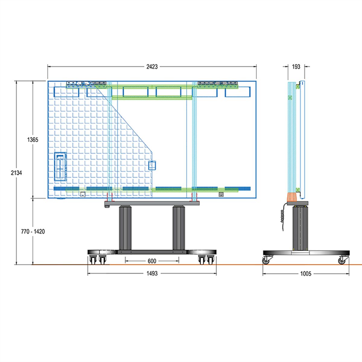 Hagor lift mobile Samsung IAB 110", mobile