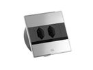 BACHMANN SENSE Edelstahl-Optik 2x CH T13, L=2,0m AEH