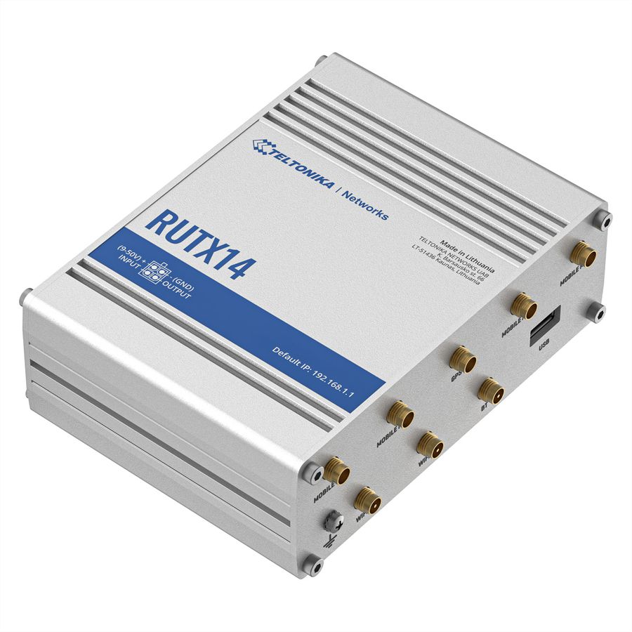 TELTONIKA RUTX14 LTE/4G CAT 12 Industrie Router