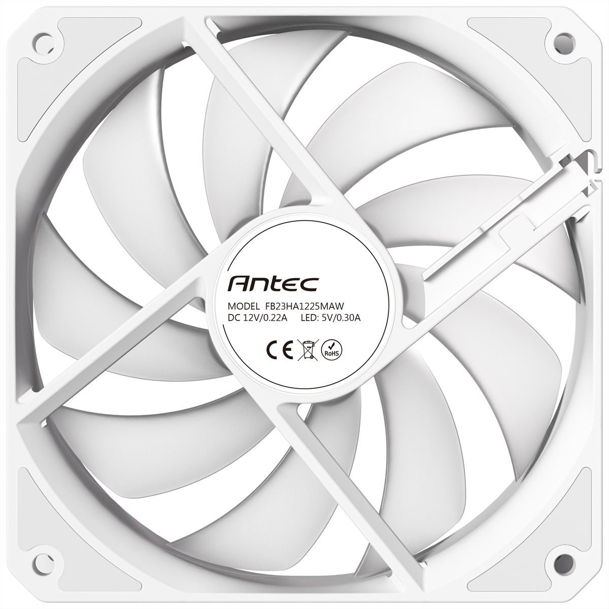 ANTEC P12R PWM ARGB REVERSE Fan PC Gehäuselüfter, weiß