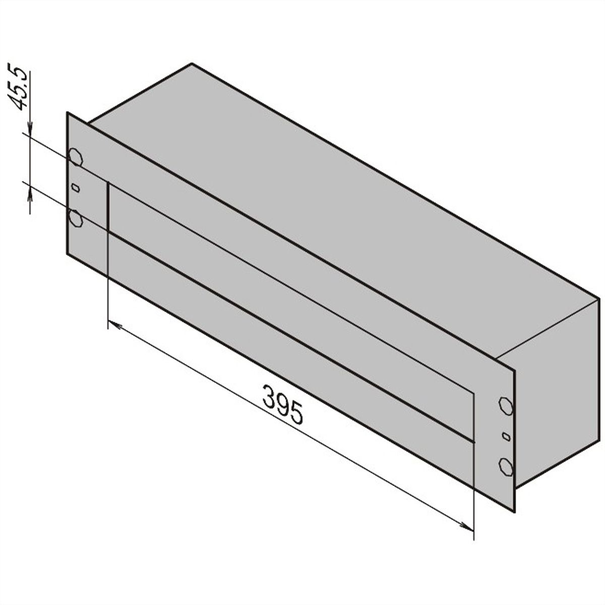 SCHROFF 19"-Verteilerbox - 19"VERSORGUNGSMODUL 3HE 150T