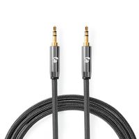 Nedis 3.5mm Verbindungskabel ST / ST, grau, 2 m