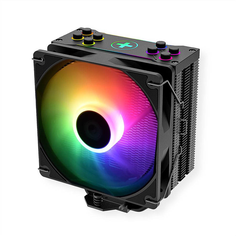 Xilence M704PRO.ARGB AMD und Intel CPU Kühler, 120mm ARGB PWM Lüfter, 180W TDP