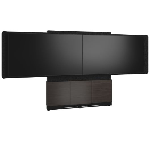 Middle Atlantic Products FM-DS-6675FW-GA3B TV-Halterung 139,7 cm (55") Schwarz, Grau
