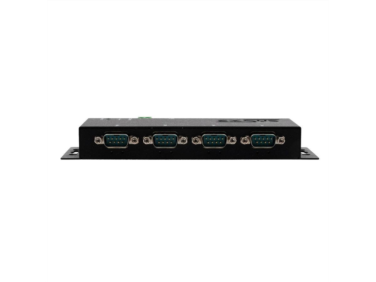EXSYS EX-6114-2 Ethernet zu Seriell 4 x RS-232 mit 9 Pin Stecker