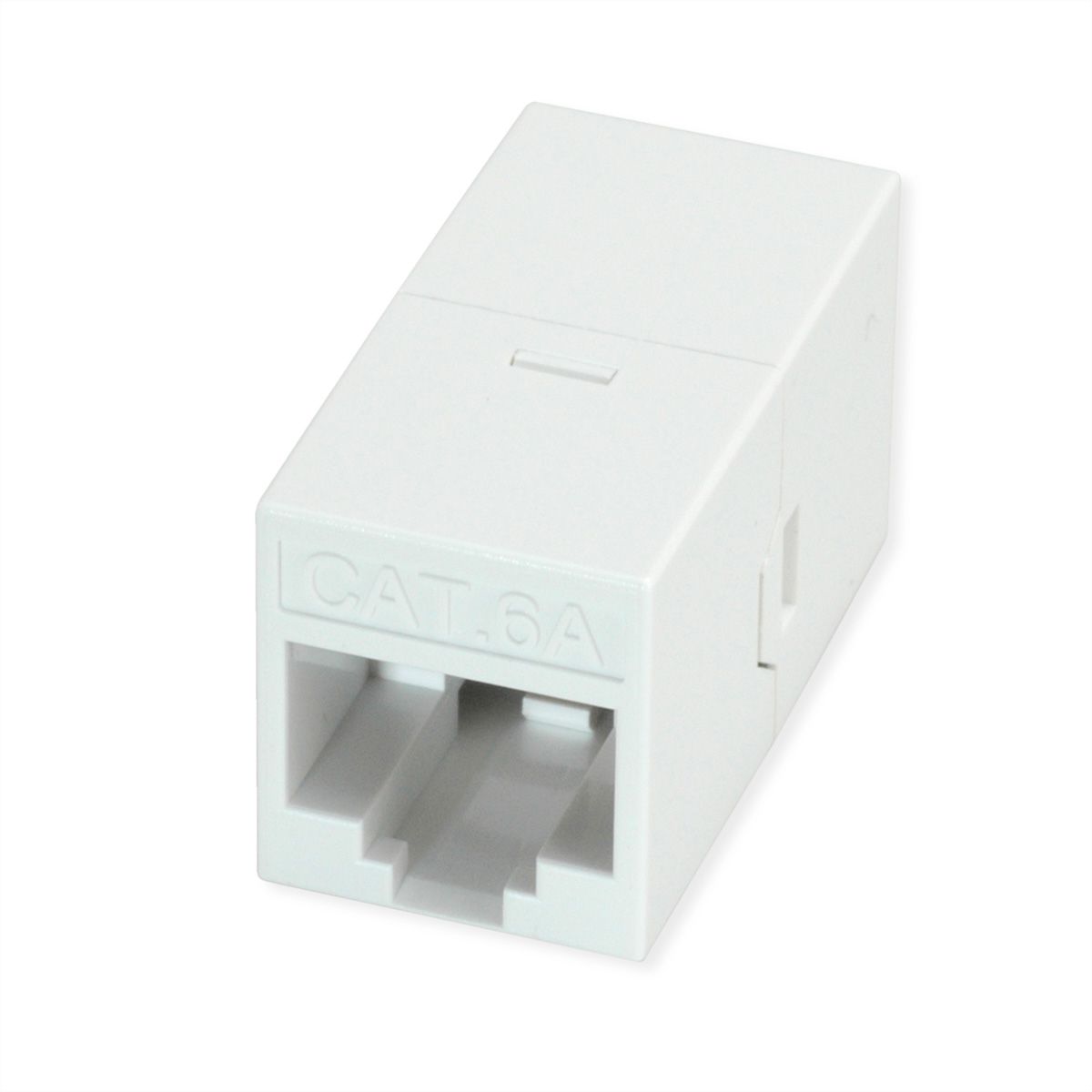 ROLINE Coupleur RJ-45 non blindé, Cat.6A/Classe EA, blanc