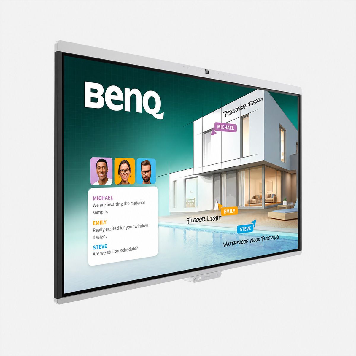 BenQ Interactive Display CM5505, 55", UHD, 450cd/m², Infrarot