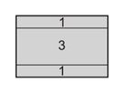 SCHROFF RatiopacPRO Coffret de montage en rack 19", blindage rétrofitable, 5 U (1-3-1), 84 CV, 435 mm