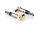 Nedis Koaxial Kabel 75 Ohm, ST/BU, grau, 5 m