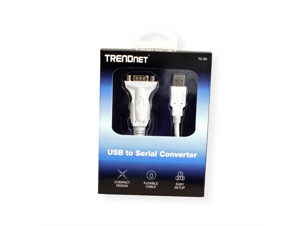 TRENDnet TU-S9 Convertisseur USB - Série