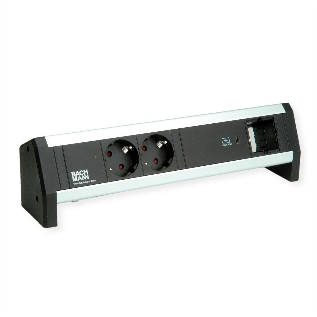 BACHMANN DESK 2x contact de protection USB C