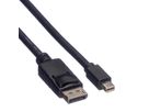 ROLINE Câble DisplayPort DP M - Mini DP M, noir, 3 m