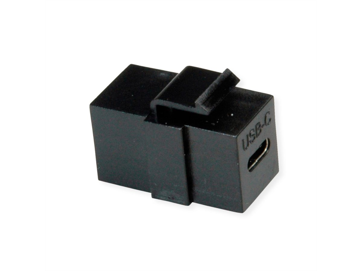 VALUE Module Keystone USB type C, noir