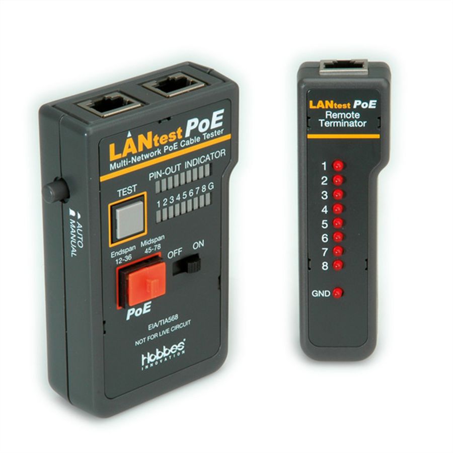 HOBBES LANtest Multinetwork PoE Kabeltester