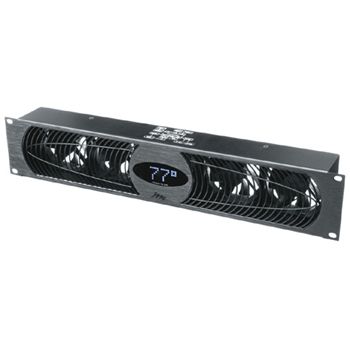 Middle Atlantic Products IUQFP-4DRA Rack-Kühlgerät Schwarz 2U Eingebautes Display