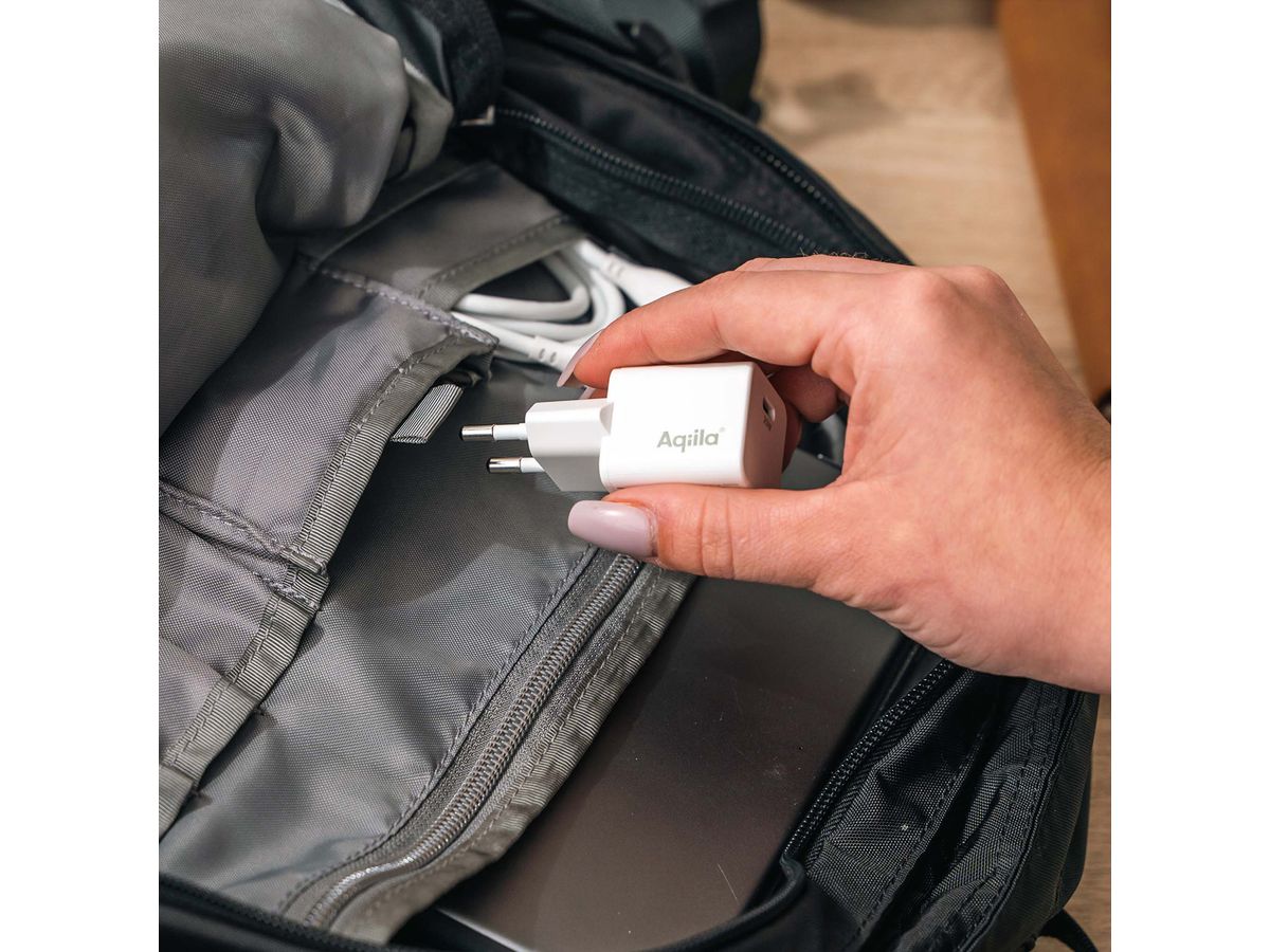 Aqiila UCB-C Ladeadapter W1, 20W 1x USB-C