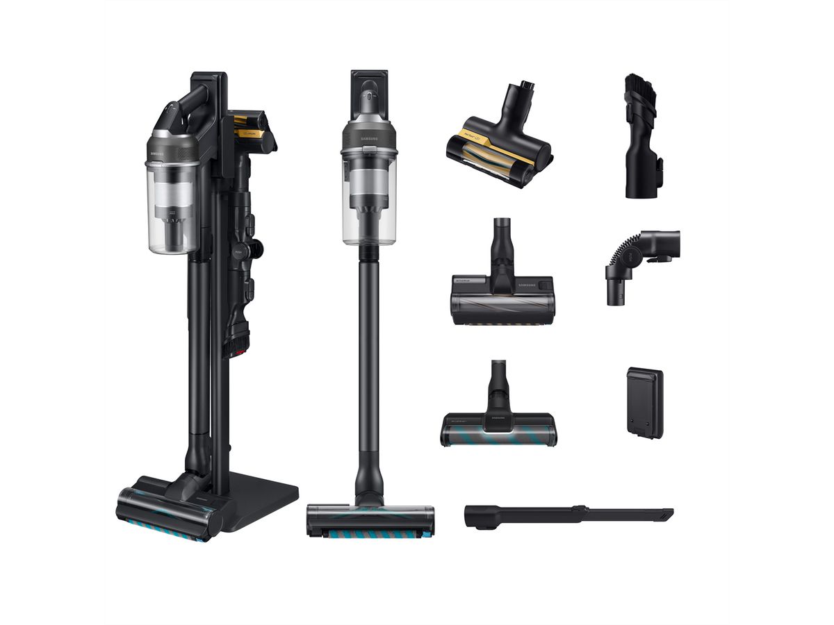 Samsung Akku-Staubsauger Jet 95S complete 770W, Black Chrometal